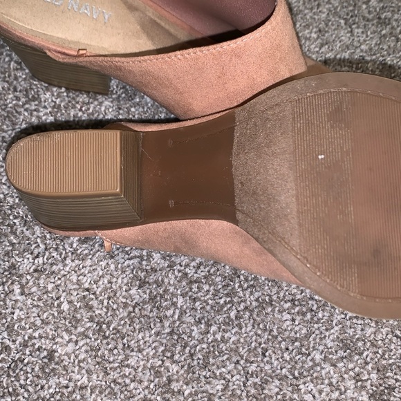 Taupe heeled mule - Picture 5 of 5